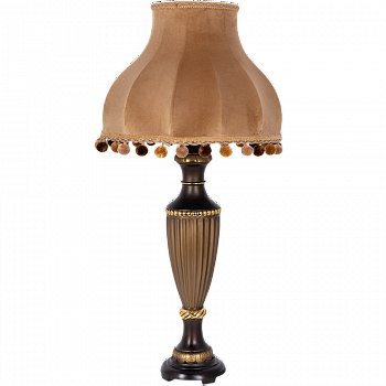 Настольная лампа интерьерная BOGACHO 32004 Б 16-34 "Классика" (бархат) Поталь